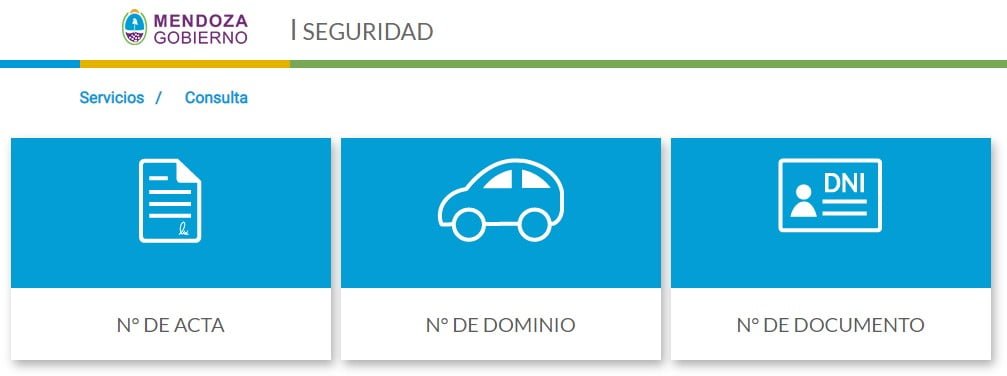 ingreso consulta multas mendoza