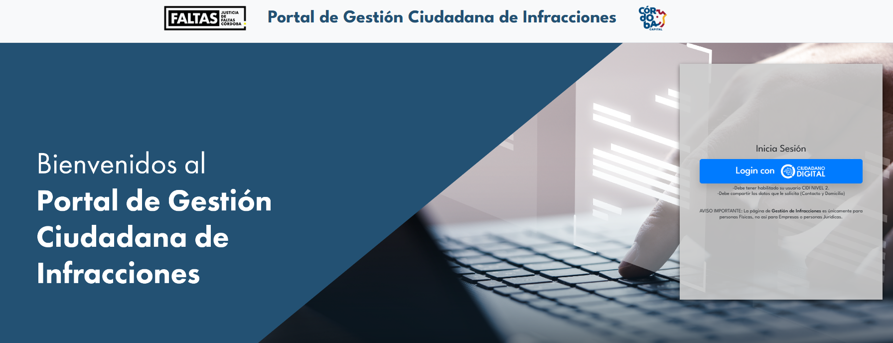 Derivacion juzgado de faltas a Cidi