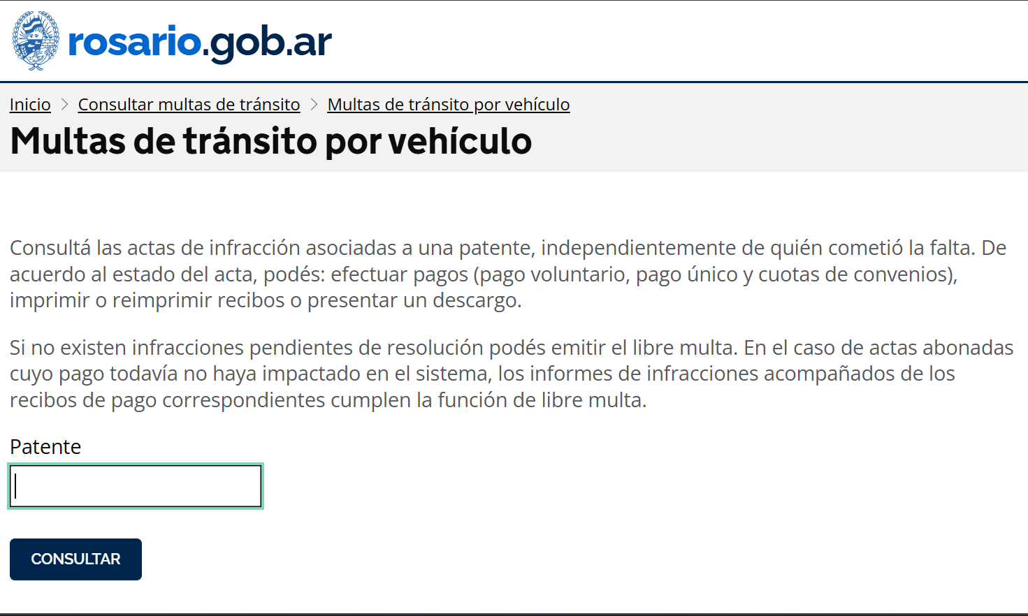 Rosario por patente